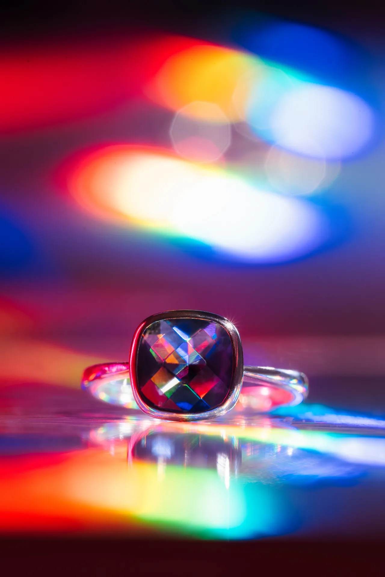 Inel Argintiu Stardust